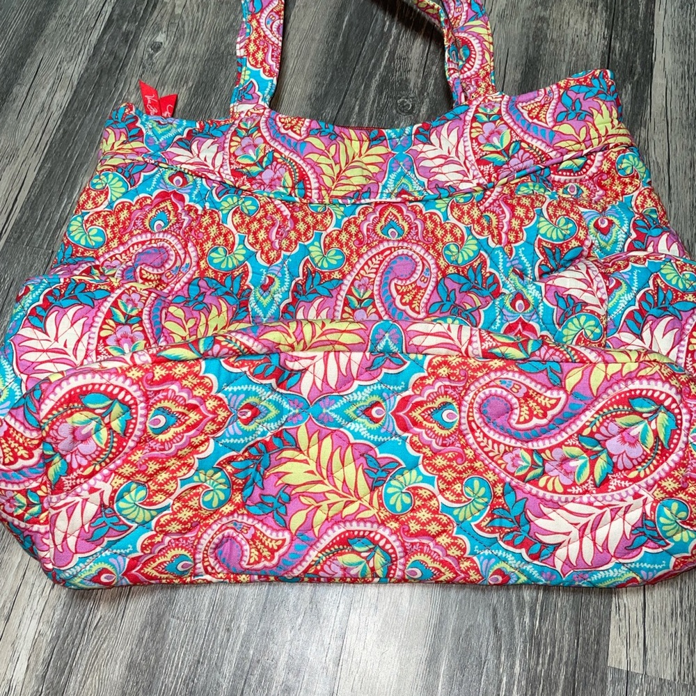 Vera Bradley Paisley Paradise tote.
